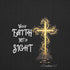 Walk by Faith Not By Sight (Back) Christian Bible Verse T-Shirt
